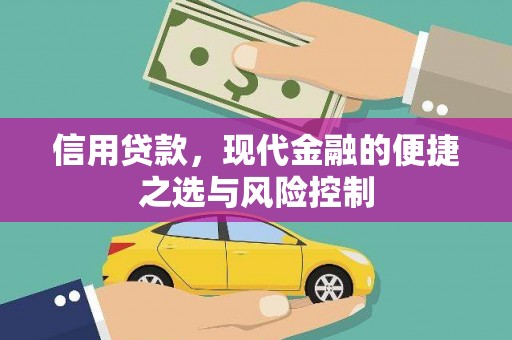 岗巴信用贷款，现代金融的便捷之选与风险控制