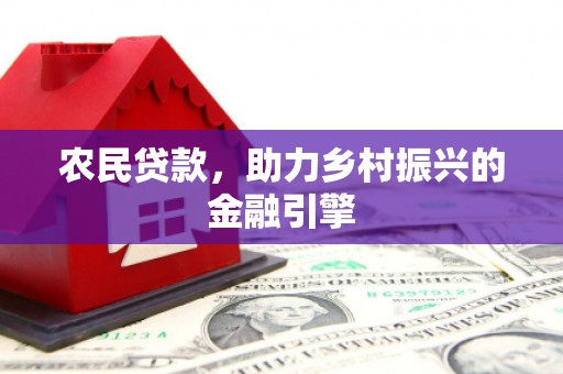 岗巴农民贷款，助力乡村振兴的金融引擎