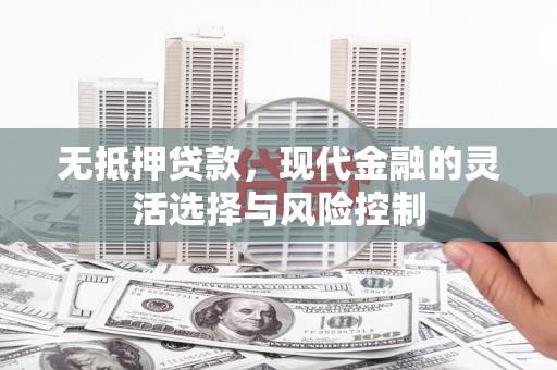 岗巴无抵押贷款，现代金融的灵活选择与风险控制
