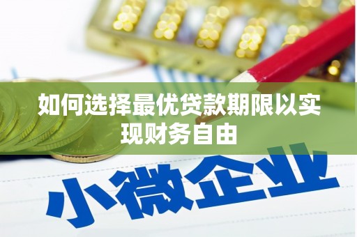 岗巴如何选择最优贷款期限以实现财务自由