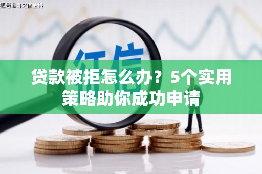 岗巴贷款被拒怎么办？5个实用策略助你成功申请