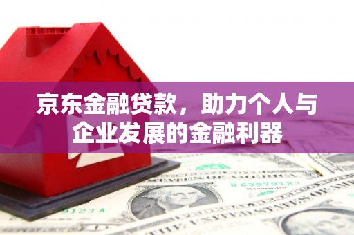岗巴京东金融贷款，助力个人与企业发展的金融利器